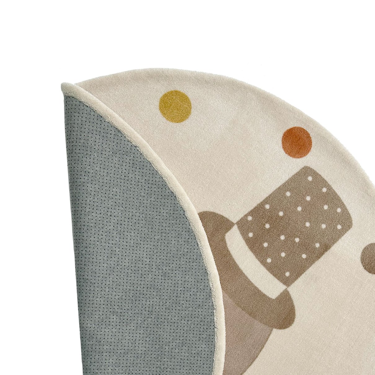 01 tapete infantil redondo alegria ursinho malabares