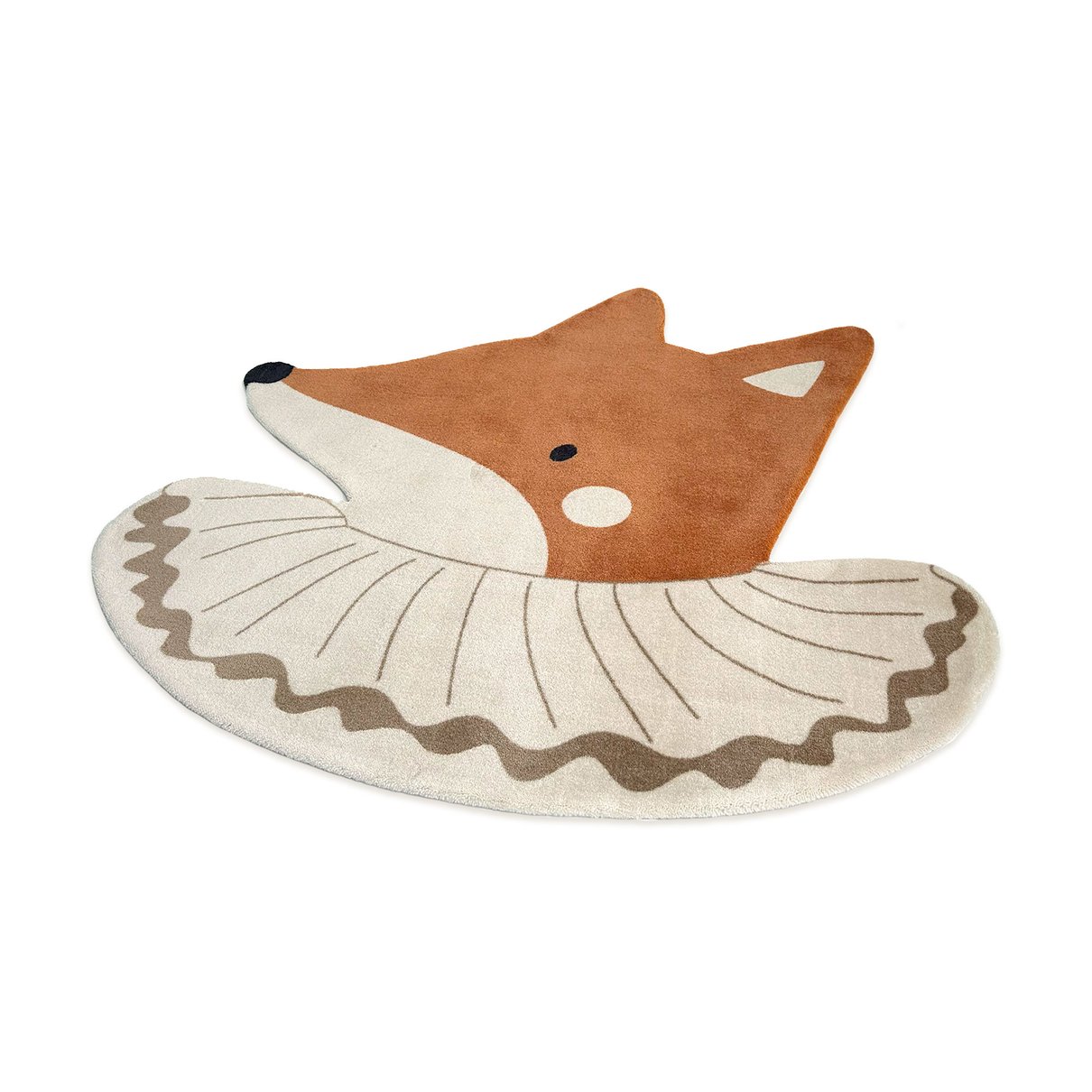 01 tapete infantil organico alegria raposa palhacinha