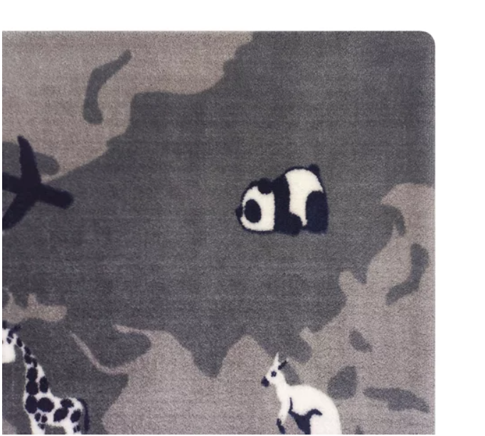 02 tapete mapa mundi cinza