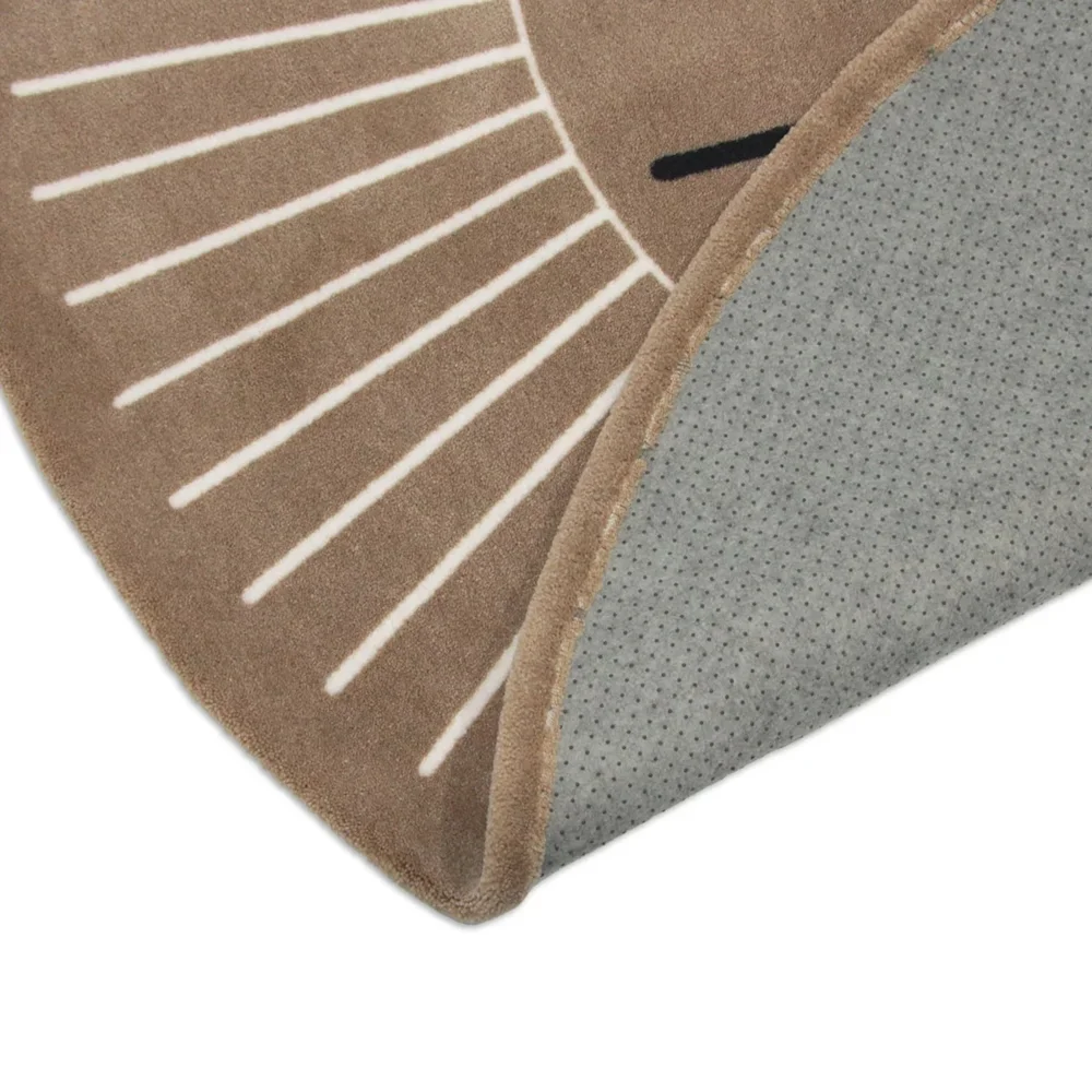 05 tapete redondo leao bege