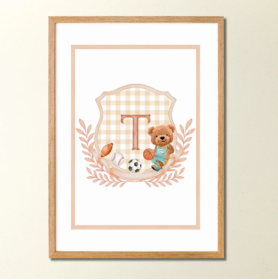 02 quadro monograma personalizado modelo 1