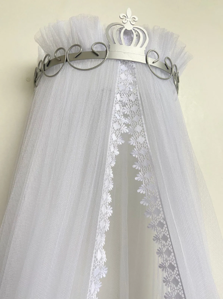 02 mosquiteiro tule com guipir branco para dossel 1 2 lua