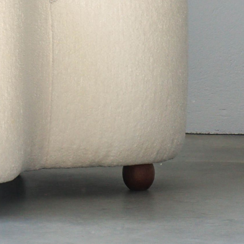 02 pufe organico bean pes madeira abstratto