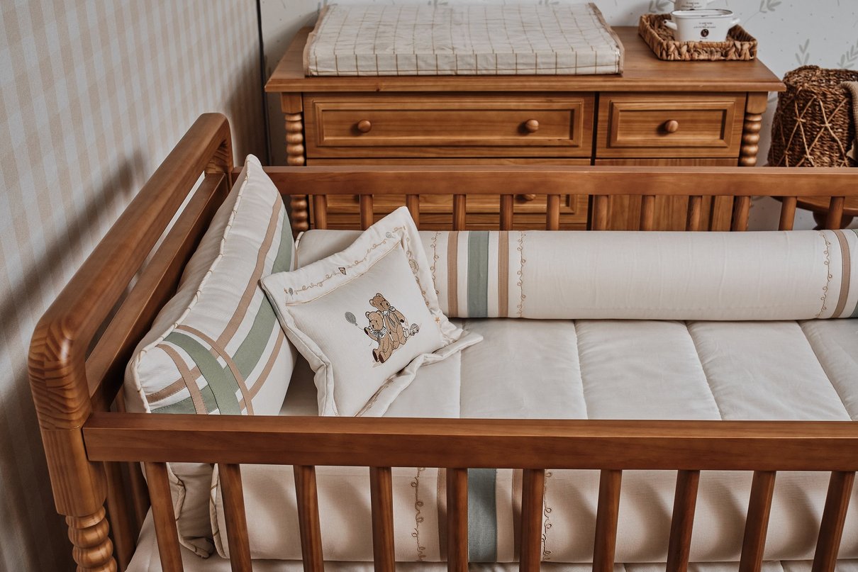 01 kit enxoval berco teddy 8 pecas