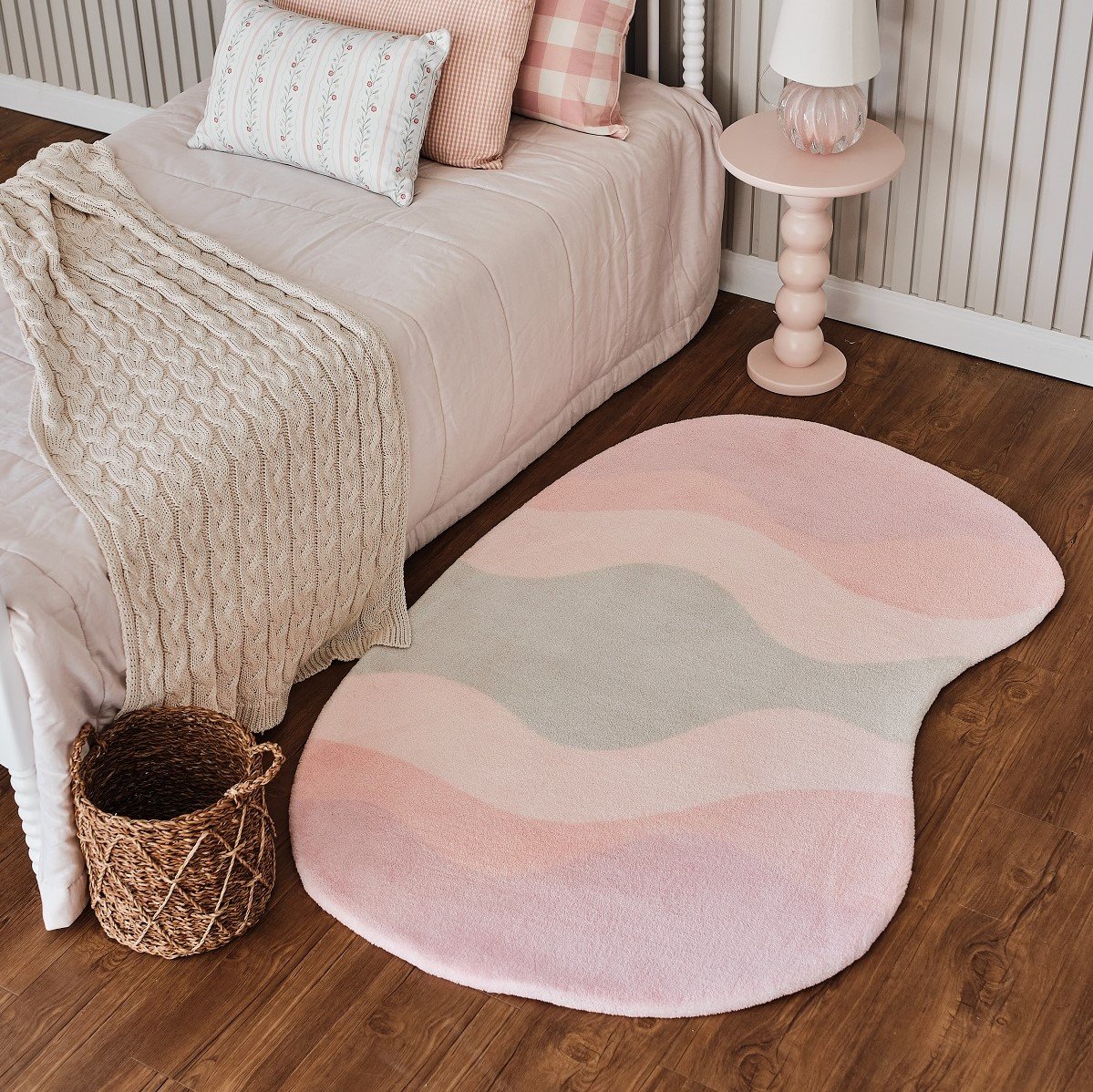 03 tapete organico ondas rosa 0 95 x 1 20